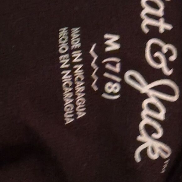 Girls Unicorn Long Sleeve T-Shirt Cat & Jack Black  M(6/7) - Picture 3 of 4